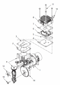 Page A Diagram and Parts List for WL670100  Campbell Hausfeld Compressor